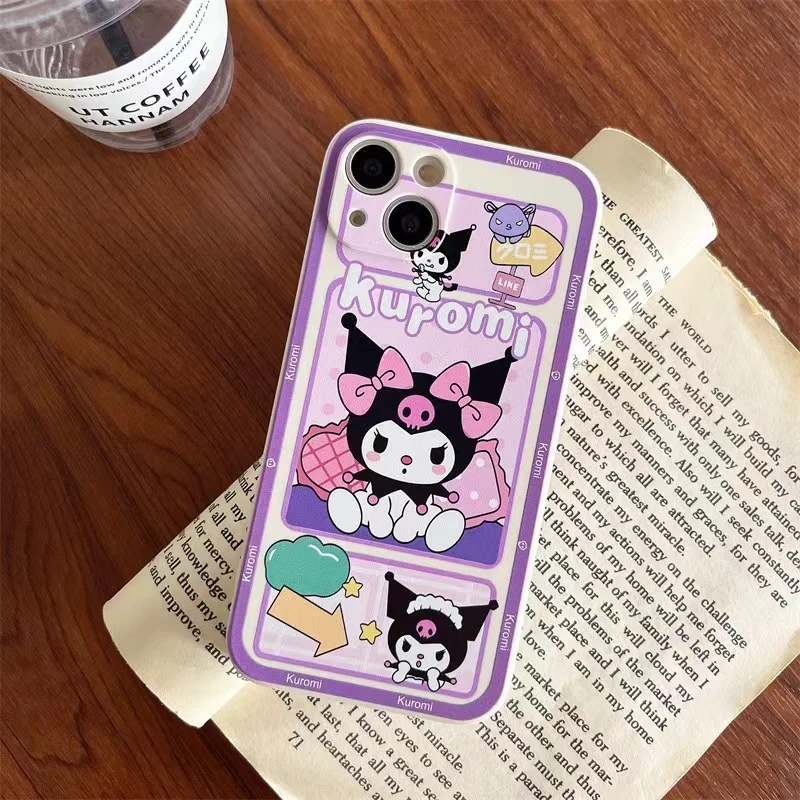 Cartoon Kuromi Cinnamoroll Dog Case For OPPO Reno 10 Pro 5 11 7 8 6 Lite 8T 4G 5G Find X3 X5 Lite X6 Pro Tpu Phone Cases Cover