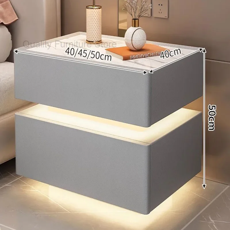 Modern Free Shipping Nightstand Drawers Light Minimalist Origanizer Nightstand Pretty Small Space Nachttisch Bedroom Furniture