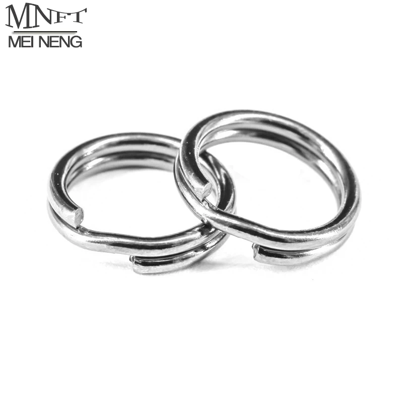 MNFT 1000PCS Tackle Swivel Snap Stainless Steel Fishing Split Rings Fish  Connector New - AliExpress