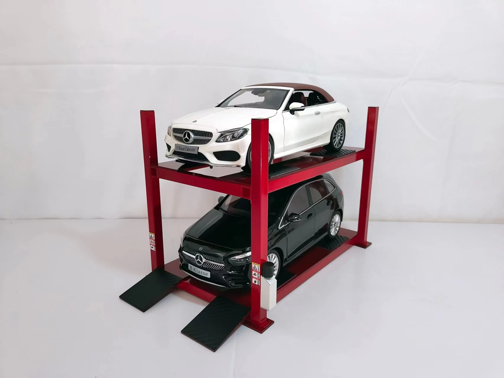 Model Car Diorama Lift 1:64 1:43 1:24 1:18 Double Single Deck Elevator Garage Repair Station Stand For Simulation Vhicle Static 2