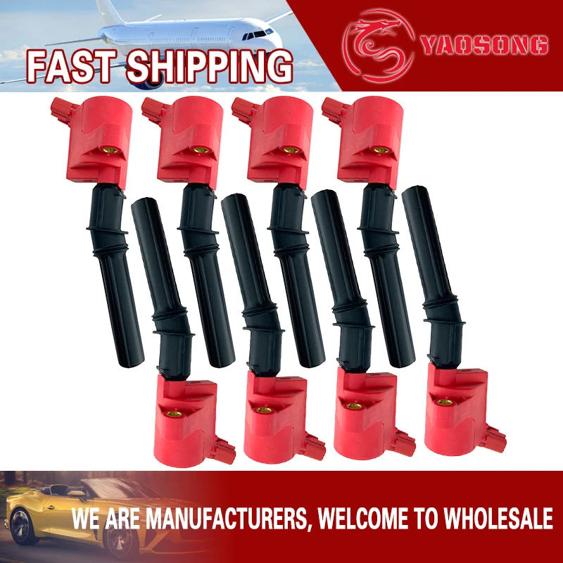 

8pcs Car Coil DG508 Ignition Coils for 1998-2011 Ford Crown Victoria 4.6L V8 for Lincon for Mercury