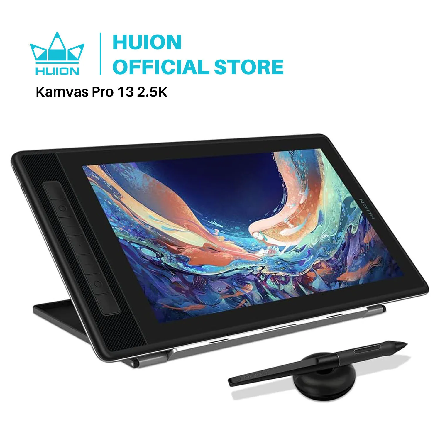 HUION KAMVAS Pro 13 2,5 k Grafik Tablet Monitor Stift Graphics 