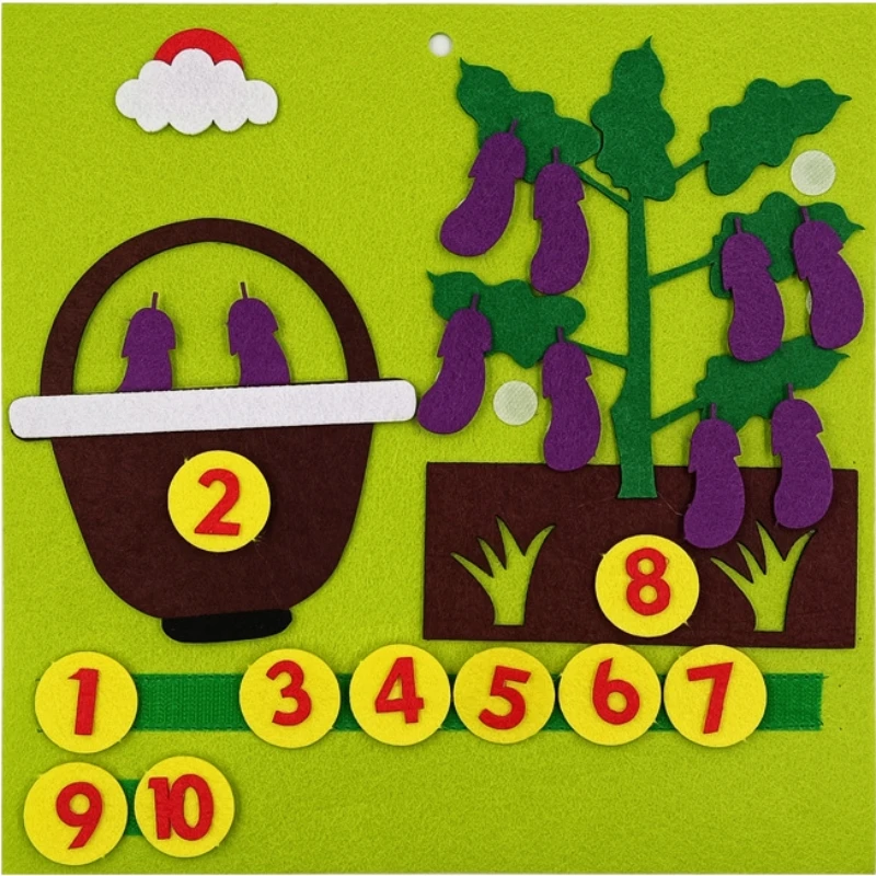 Mathematics Paste Board Math Toys Montessorian Toy Children Educational Pedagogical Learning Didactic Number Education Hobbies 5