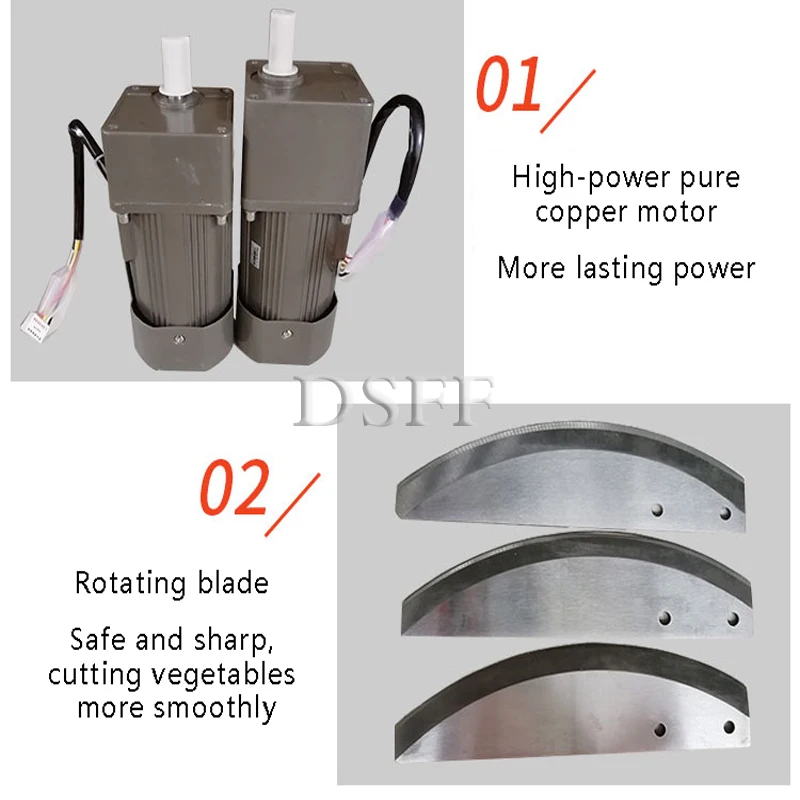 Electric Vegetable Cutter Multifunctional Vegetable, Fruit, Onion, Carrot, Potato, Radish Shredder