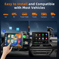 Lecteur MP5 universel pour voiture WERESOUND avec écran tactile de 7 pouces, Apple Carplay sans fil, Android Auto, Mirro Link, BT 5.0, radio FM, lecteur multimédia portable, autoradio 4