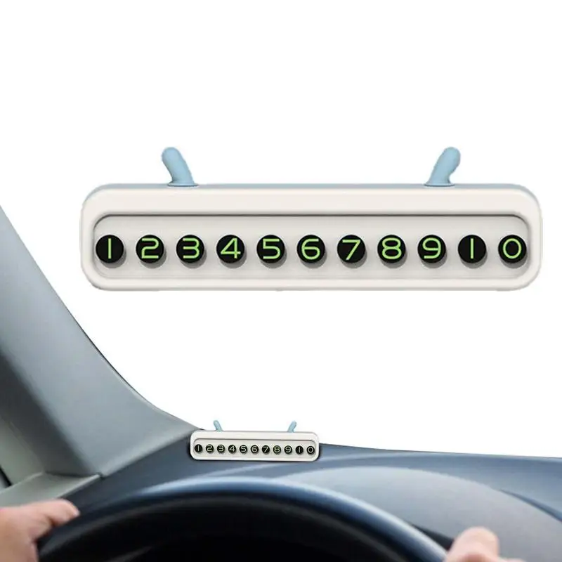 

Car Parking Number Plate Ear StyleTemporary Car Parking Card Number Plate Parking Plate For Car Parking Number Plate Interior