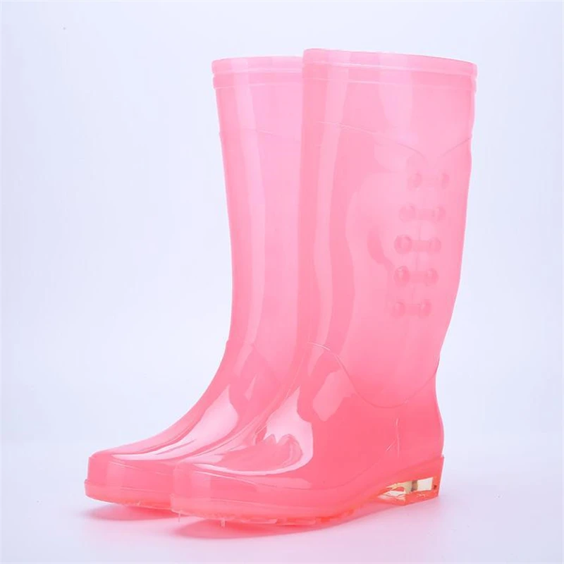 XPAY-Rain-Boots-Waterproof-Women-Mid-Calf-Fashion-Rubber-Rain-Boots ...