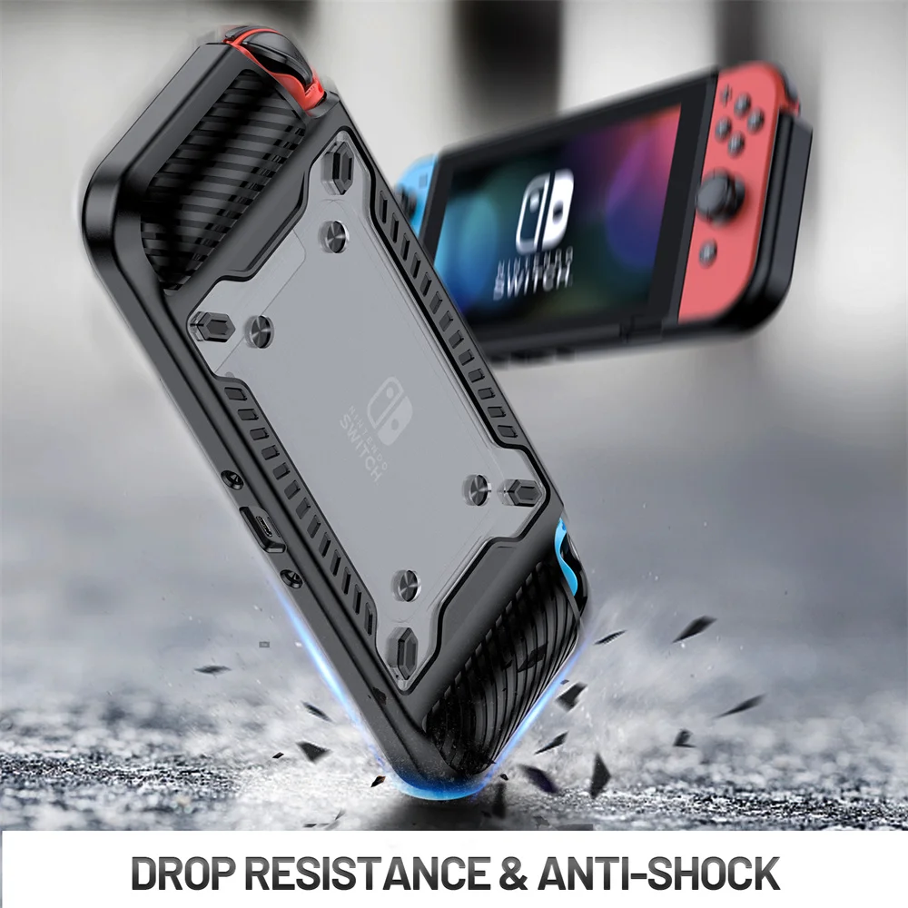 Perfect Fit Shockproof Protective Silicone Case For Nintendo Switch OLED Heavy Duty Defender Cover Fashion Case For OLED