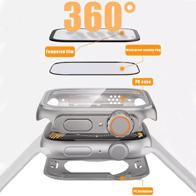 Premium Hard PC Screen Protector Cover with Front and Rear Bumper