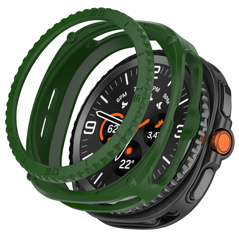 Rugged Bezel Protector for Smartwatch 46mm - Durable Protective Shell Cover