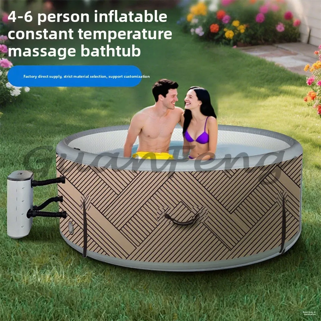 Pouuzzi chauffé Spa gonflable extérieur maison Spa piscine enfants piscine de santé Sauna piscine piscine SMIPE