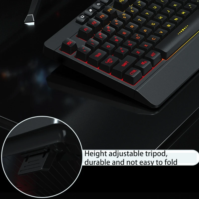 기계식 게임용 키보드 마우스 빛나는 백라이트 키보드 게임용 마우스 USB 유선 PC 게이머 노트북 작업용 세트