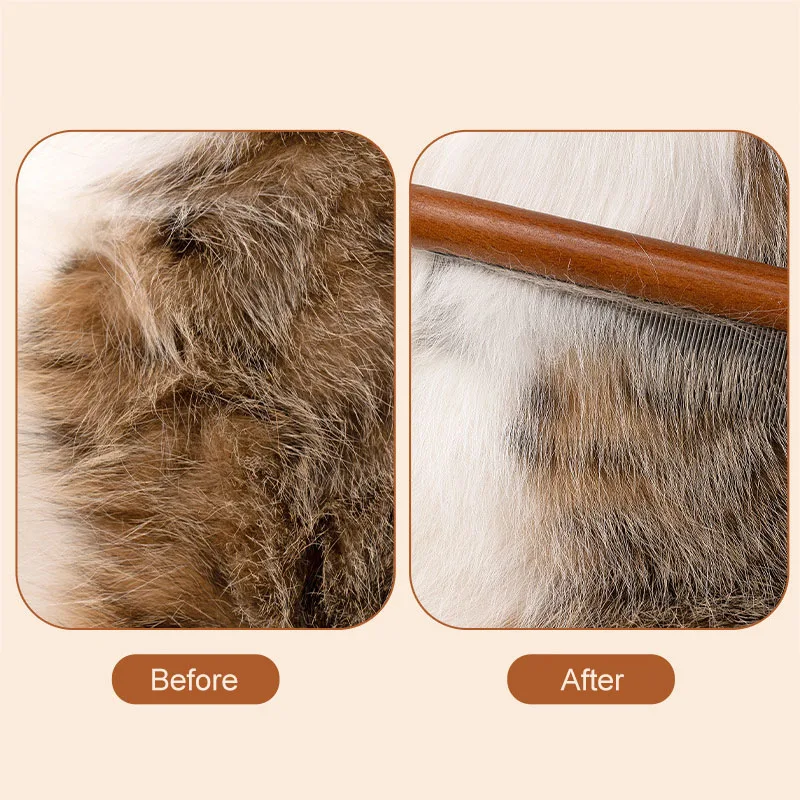 애완 동물 벼룩 빗 고양이 개 벼룩 진드기 제거 도구에 대한 빗 매트 긴 짧은 머리 애완 동물 제품에 대한 스테인레스 스틸 손질 브러시