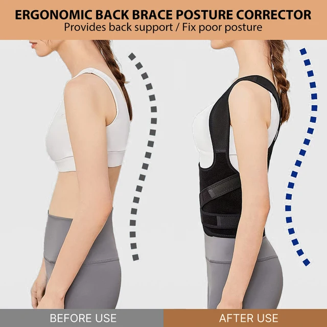 Back Brace and Posture Corrector for Women and Men Adjustable and Lightweight Straightener for Scoliosis Hunchback Correction 4