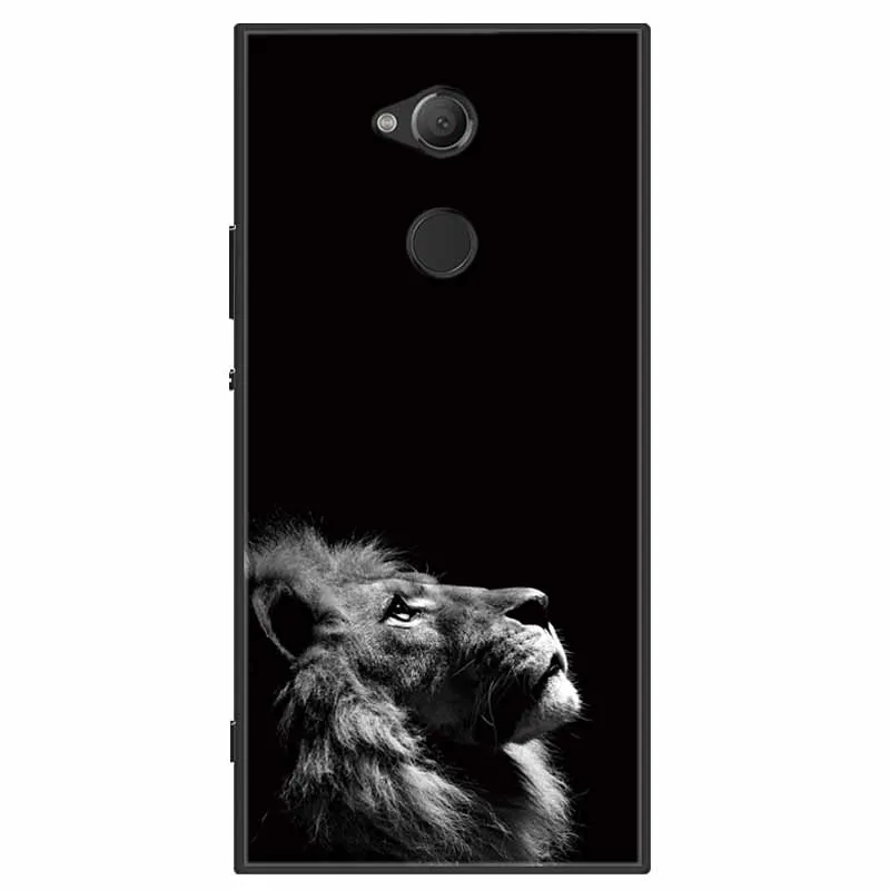Soft Silicone Lion Tiger TPU Back Cover - Stylish Protective Case