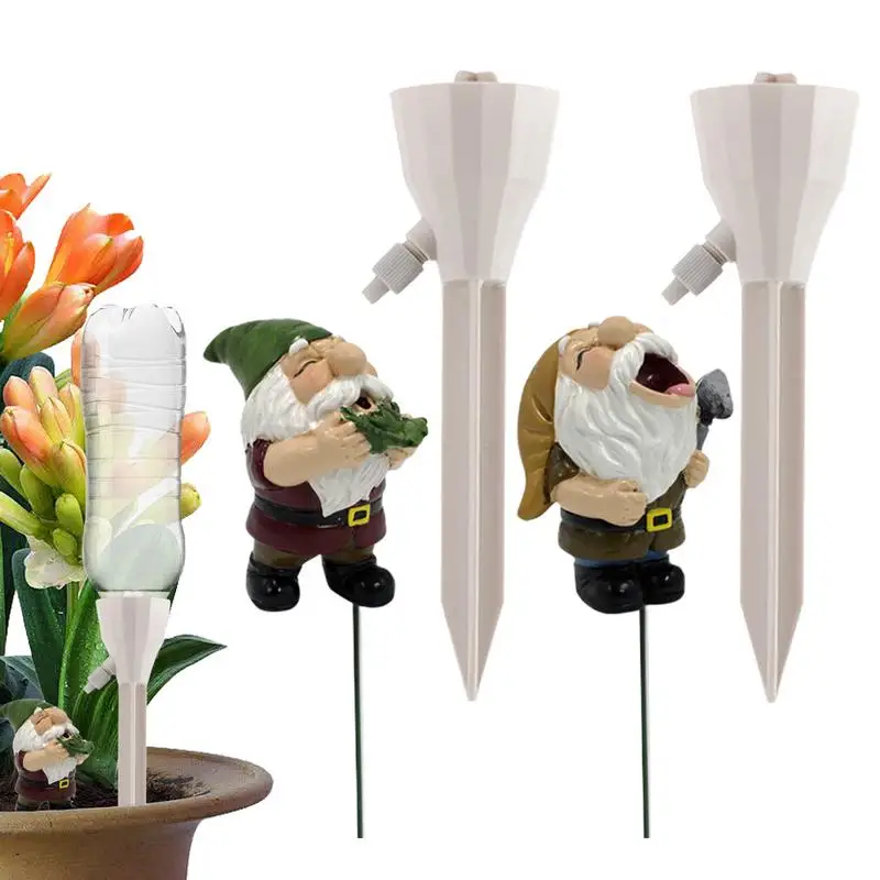Watering Planter Insert 2X Indoor Watering System Automatic Plant Waterer Plant Watering Spikes Reusable Watering Stakes