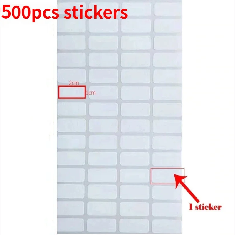 Direct Thermal Removable Blank Labels Rectangle Self-Adhesive Writable Barcode Supermarket BPA Free Stickers for Thermal-Printer label stickers