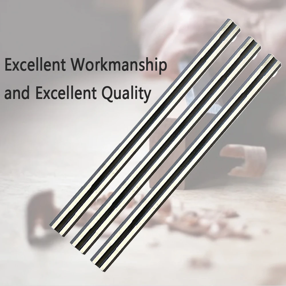 3-1/4" 82mm Planer Blades Knife Replacement For MAKITA/BOSCH/DeWalt/BLACK&DECKER/ Ryobi Woodworking Power Tools (10PCS)