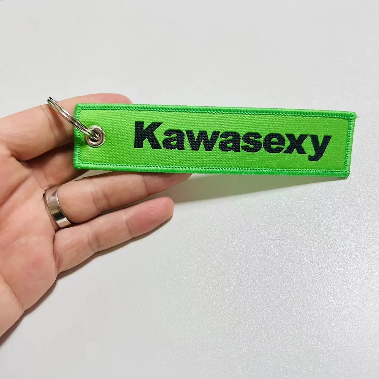 PORTE CLÉS LATEX MOTOS KAWASAKI Z1000 VERTE