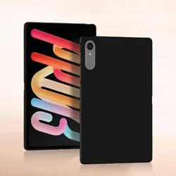 Enhanced Silicone Soft TPU Tablet Case Cover for Xiaoxin Pad Pro GT13 (Black)