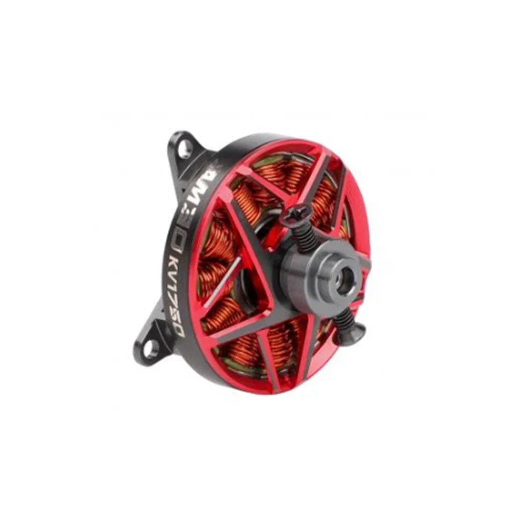 Moteur brushless AM30 pour drone FPV, vue du dessus avec l'hélice montée