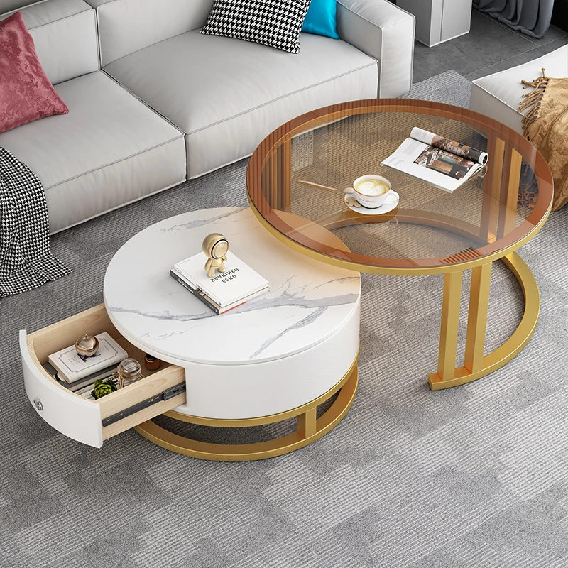 

Nordic Modern Coffee Tables Adjustable Space Saving Design Living Room Center Large Coffee Tables Storage Table Basse Furniture