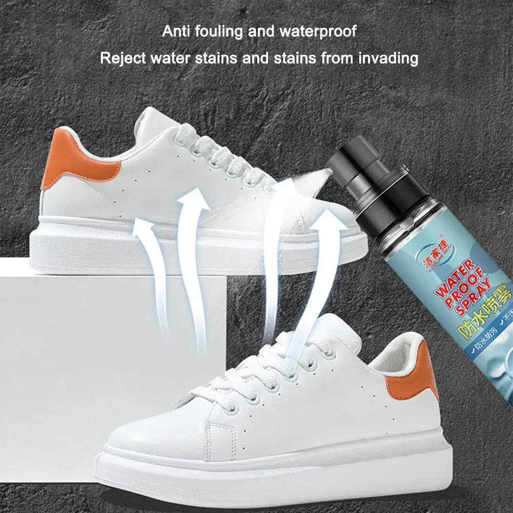 Shoes And Boots Waterproof Spray Clothes Sneakers Small White Shoes Vamp Anti-fouling Waterproof Rain Spray Nano Level Easy Use