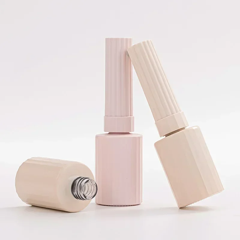 Hot 10pcs/set 12ml Empty Nail Polishing Bottle Nail Gel Empty Bottle with Brush Glass Empty Blending Bottle Touch-up Container