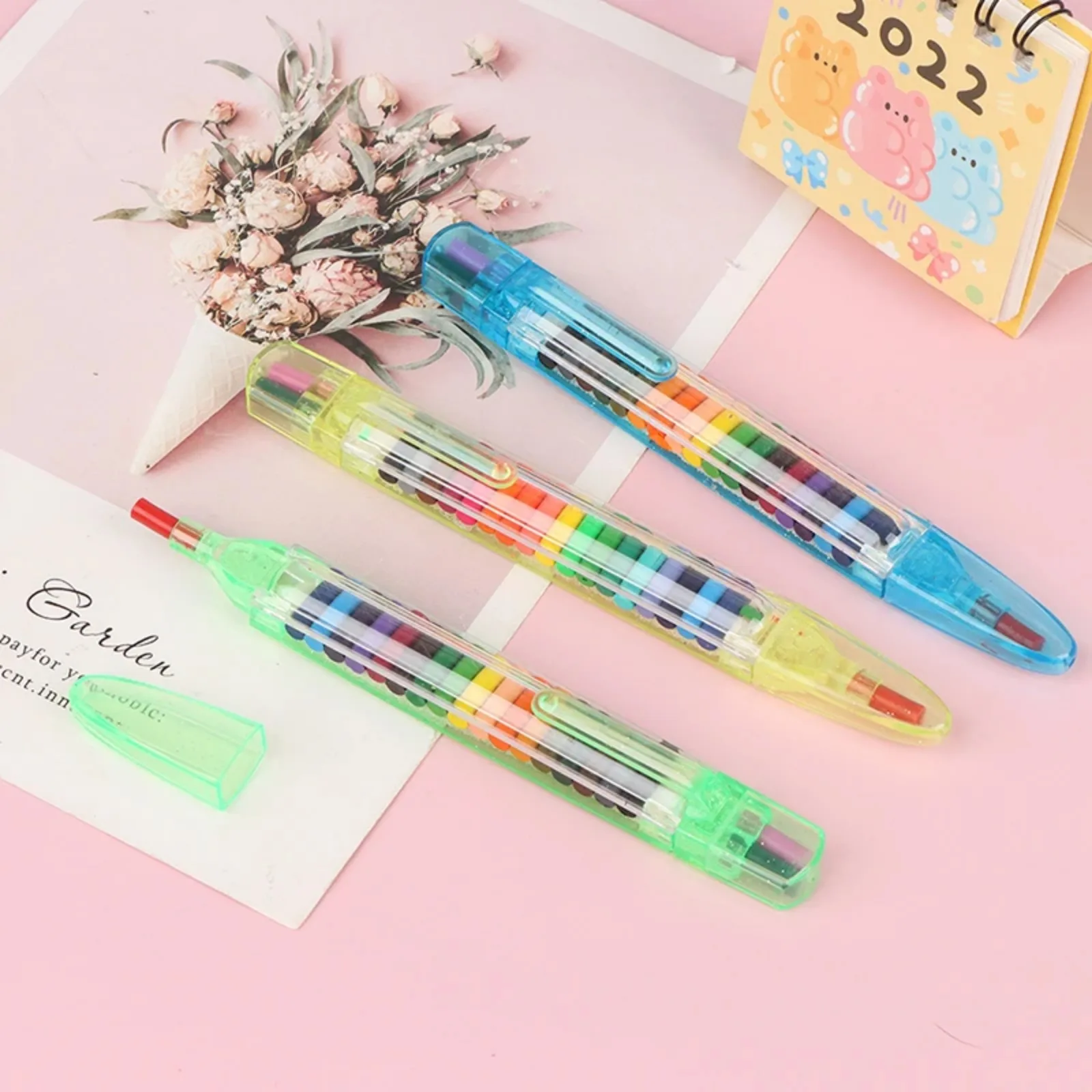 20 Colors/pcs Cute Kawaii Crayons Oil Pastel Creative Colored Graffiti Pen for Kids Painting Drawing Supplies Student Stationery oil pastels colored crayons children painting supplies