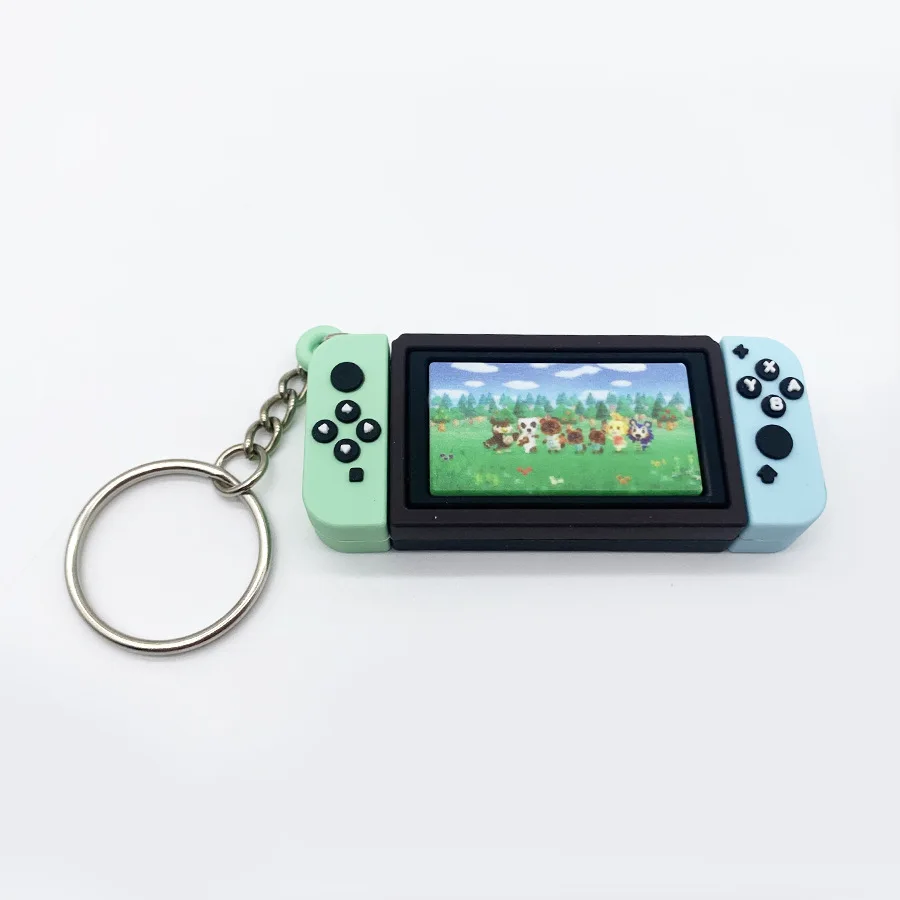 Game Machine Keychains For Switch NS Keyring Charm Bag Pendant