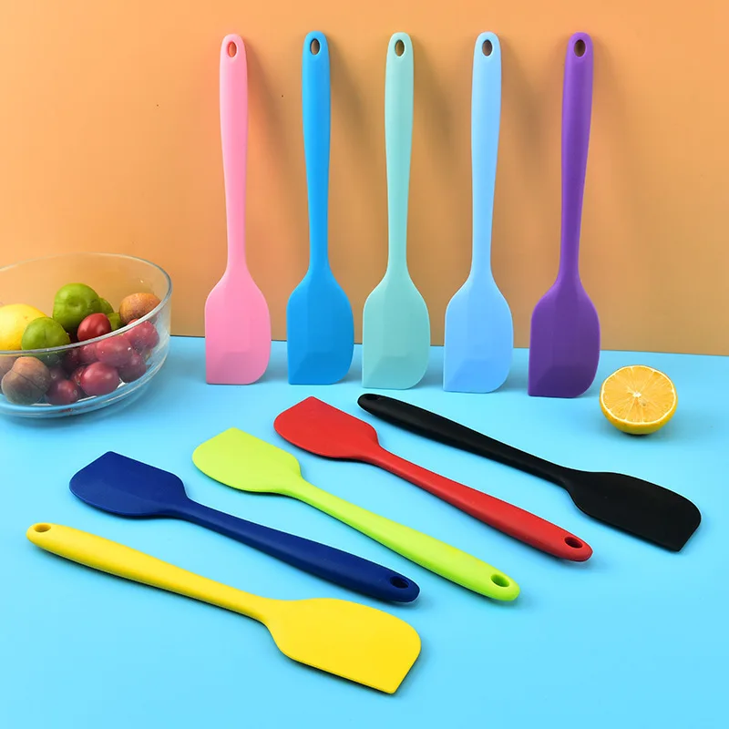 Silicone Batter Spatula Cake Cream Mixer Handled Silicone Batter