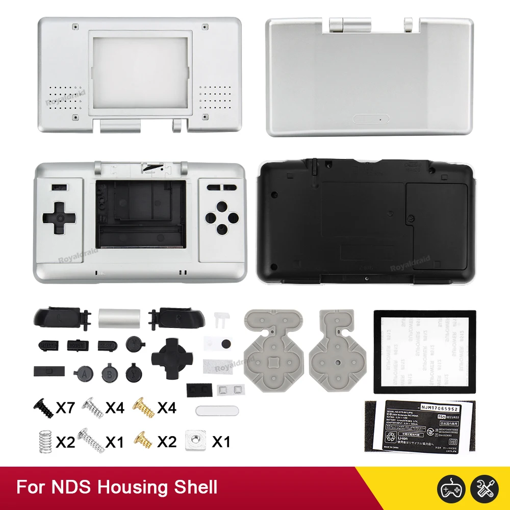 NEW Full Set Housing Shell Cover For NDS Repair Parts Replacement Plastic Housing Shell Case Kit For Nintend DS NDS Accessories