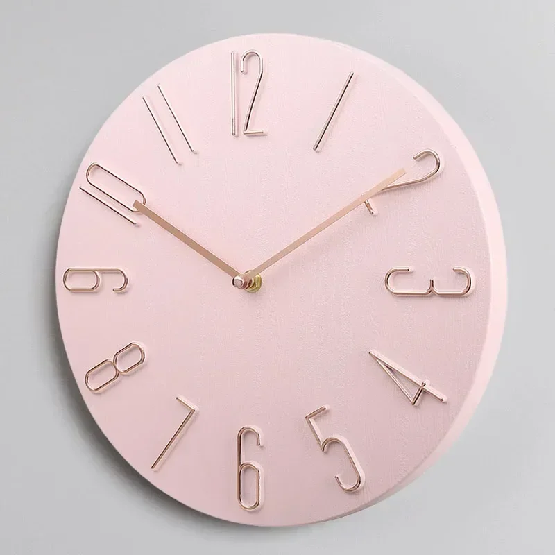 Bathroom-Wall-Clock-Analog-Wall-Clock-Large-Number-Wall-Clock-Silent ...