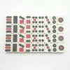 Mini Mahjong Set Miniature Mahjong Tiles Portable Mini Mahjong Game Set for Travel Home Parties Lightweight for On-the-go 1