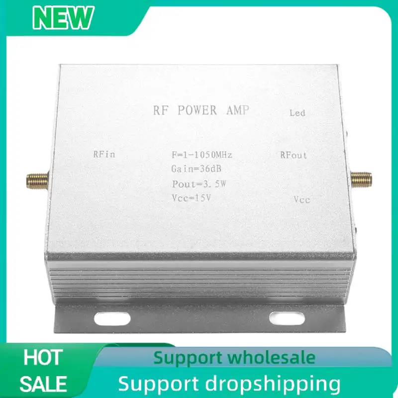 1-1050Mhz 3.5W RF Power Amplifier For DTMB RF Ham Radio High-Efficiency Signal Booster