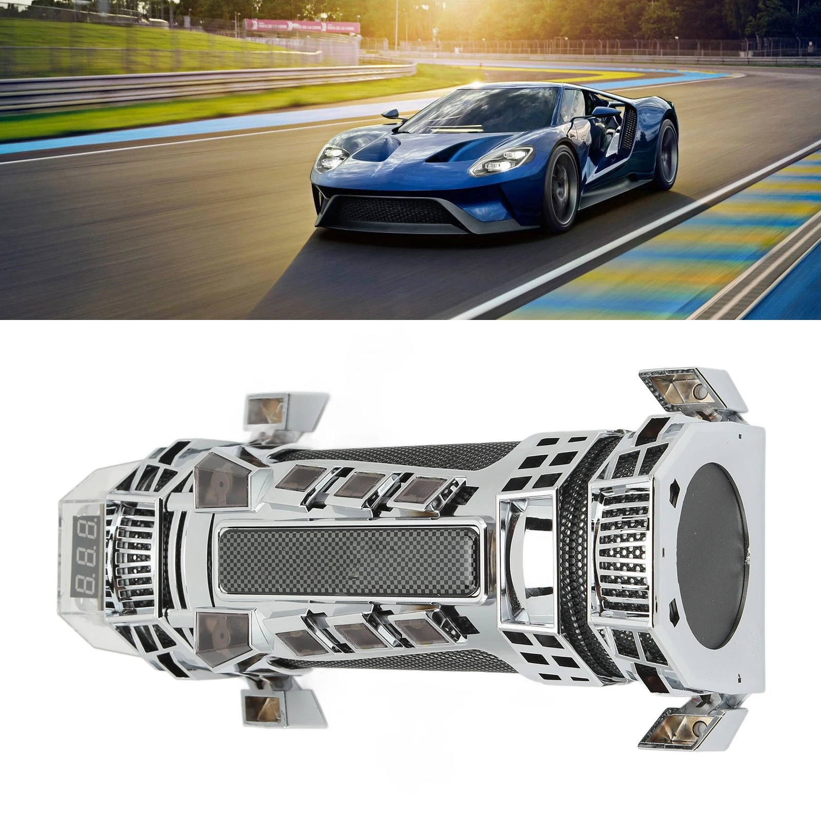4 Farad Capacitor Digital Power Car with 3 Digit Voltage Display 4 Farad For Audio
