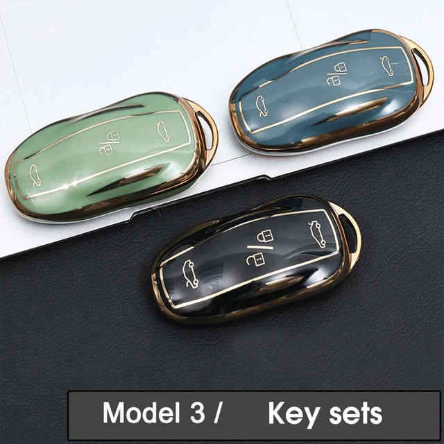 Fashion Car Key Cover Soft TPU Key Case for Tesla Model 3 Key Protection  Bag Styling Waterproof Shell Car Accessories - AliExpress