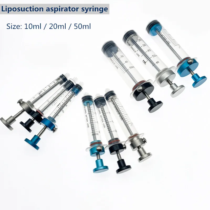 

Liposuction aspirator kit fat harvesting transplantation kit 10mL 20ML 50ML fat transfer tools liposuction Tools