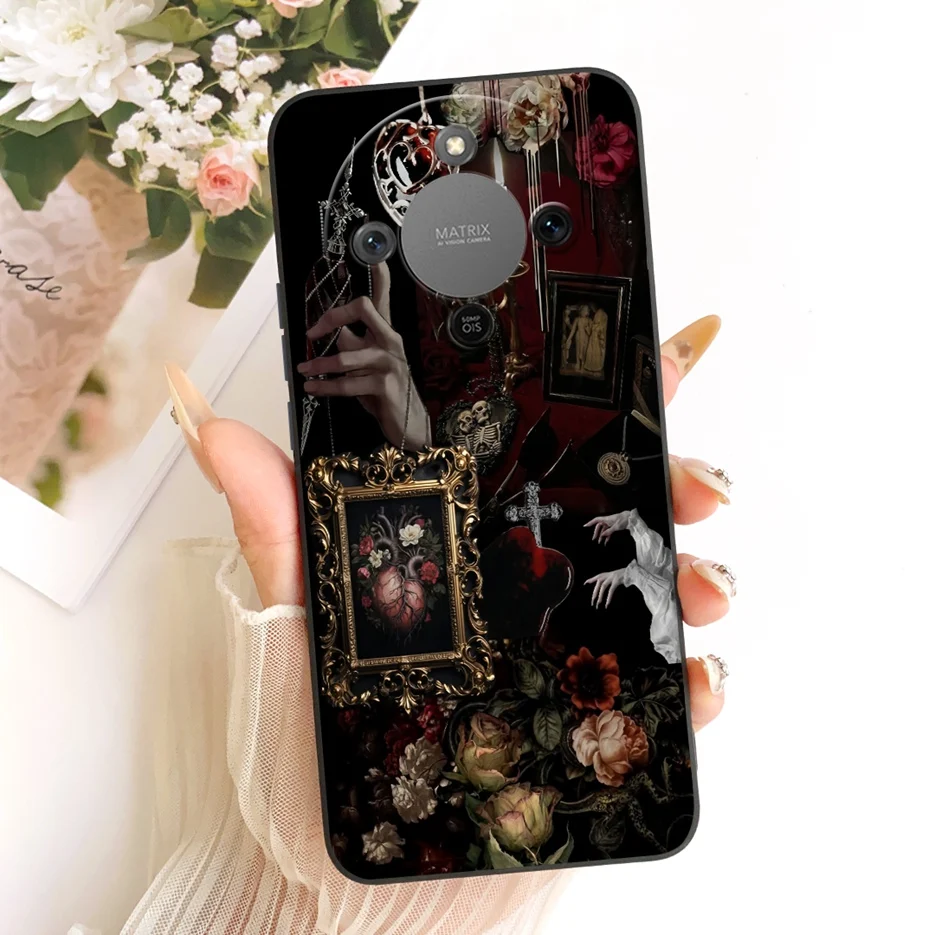 Cool Cat Painted Soft Silicone Case - Stylish Protection