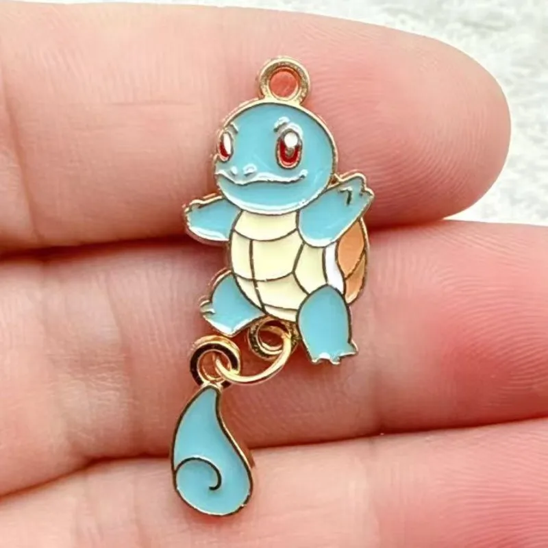Alloy Charm Japanese Cartoon Anime Character Earrings Pendant DIY Keychain Necklace Jewelry Accessories 10pcs Cute Charms