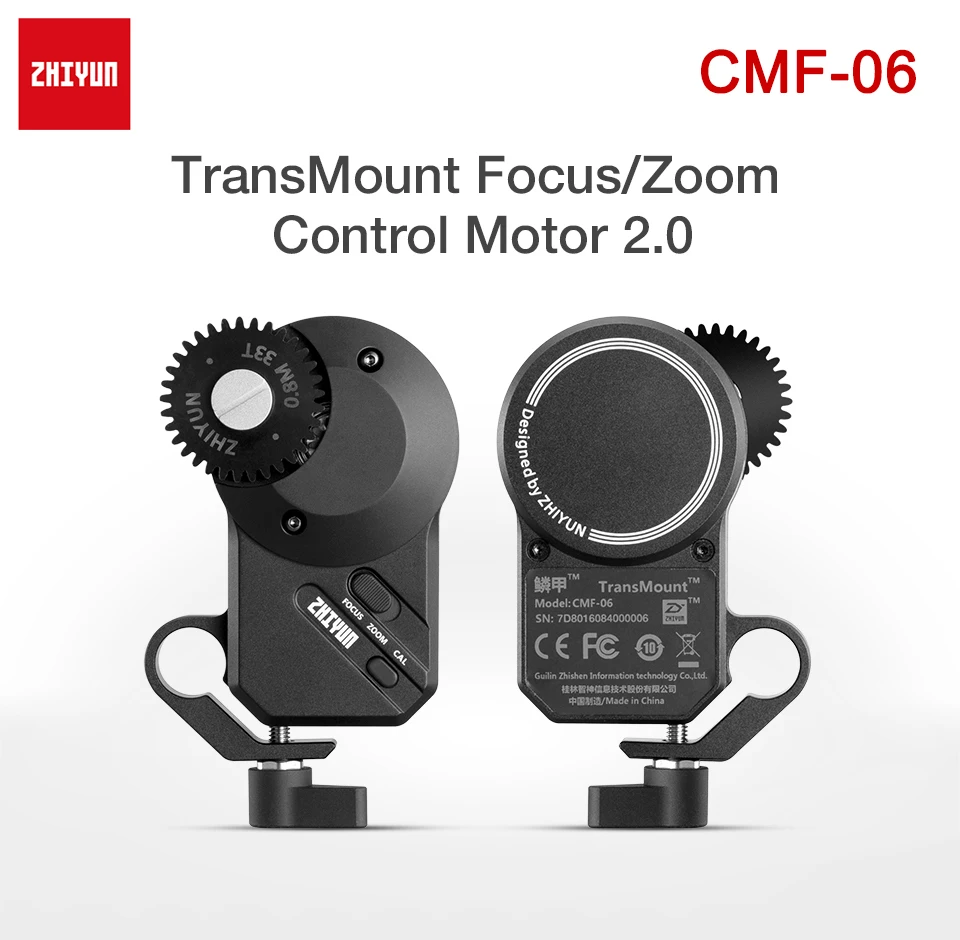 Zhiyun Cmf-06 Servo Follow Focus Zoom Combo Kit Per Gru 2S/Crane 3S/Weebill 2/3/S Accessori Stabilizzatori Palmari