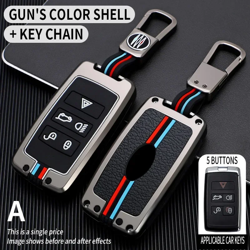 Zinc Alloy Car Remote Key Case - Premium Auto Key Protector