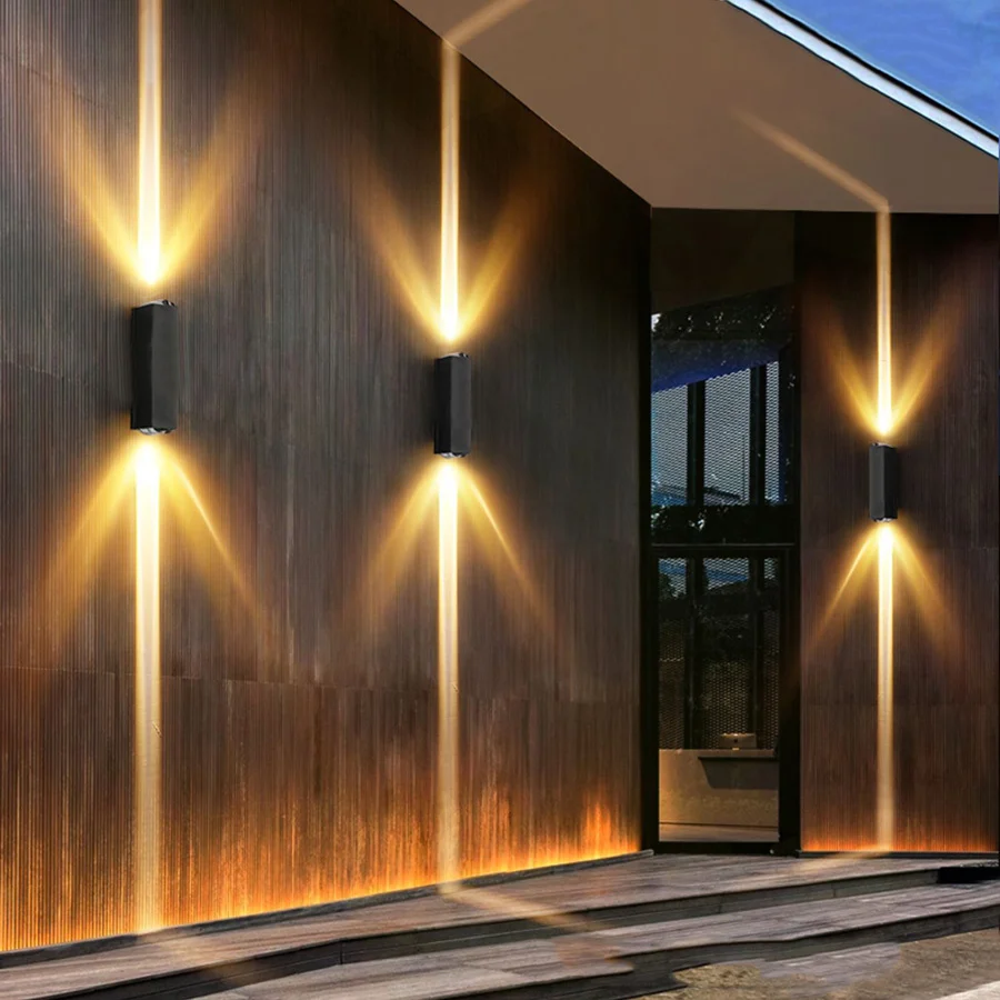

6/20W Waterproof LED Porch Wall Light Outdoor Wall Washer Narrow Beam Spot Lamp Villa Hotel Exterior Wall Aisle Lighting Fixture
