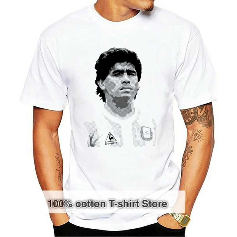 T-Shirt Diego Armando Maradona T-Shirt Argentina Sample Del Mondo Calcio Calcio Cool Casual T Shirt Uomo Unisex