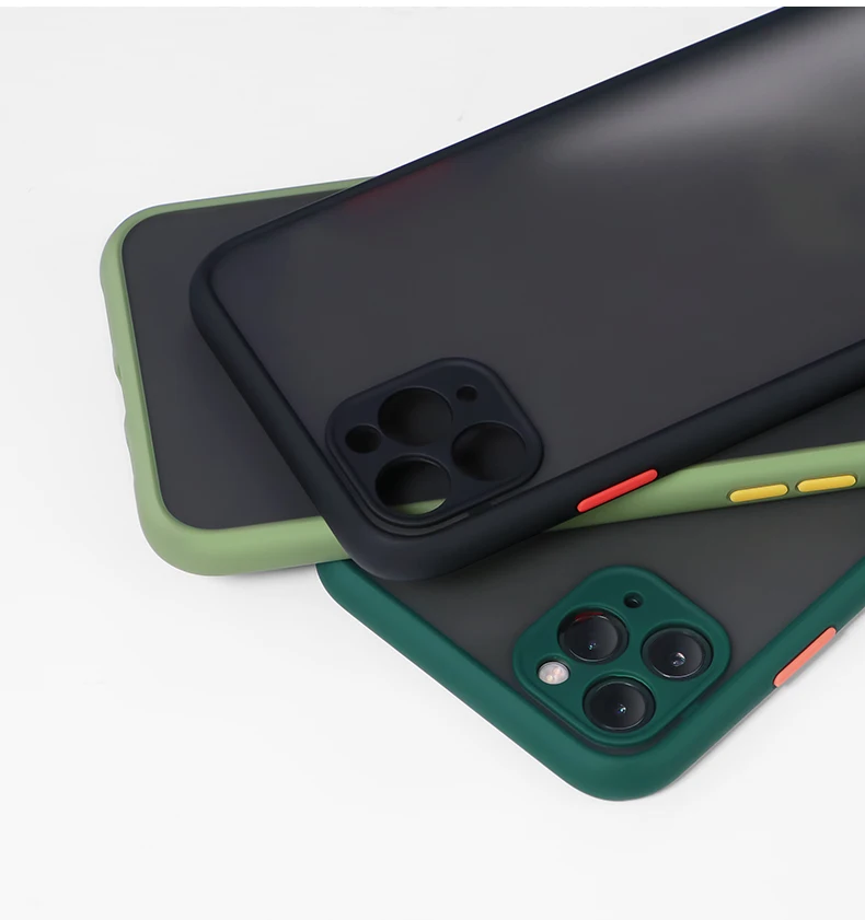 Matte Shockproof Soft Phone Case - Enhanced Protection Back Cover