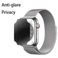 Film Hydrogel Anti-Espion pour Apple Watch, Protecteur d'Écran de Confidentialité, Ultra 49mm 45mm 41mm 40mm 44mm iWatch Série 8 7 SE 4 5 6, 256 3