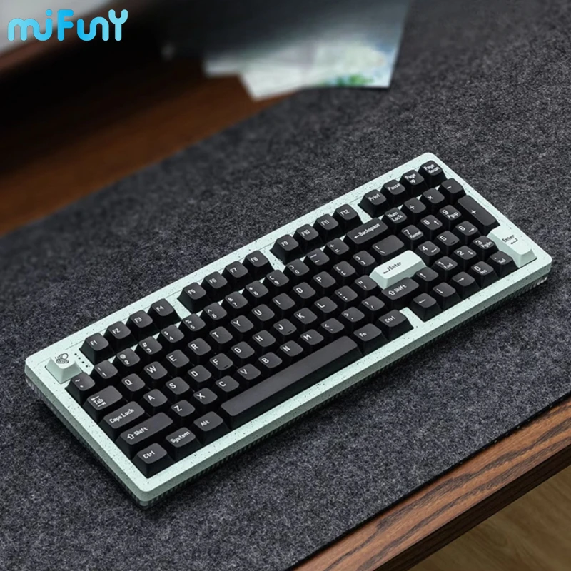 

MiFuny Modern97 Wireless Mechanical Keyboard Honeybee Tri Mode Hot Swap RGB Backlight Gasket Customized Office Gaming Keyboards
