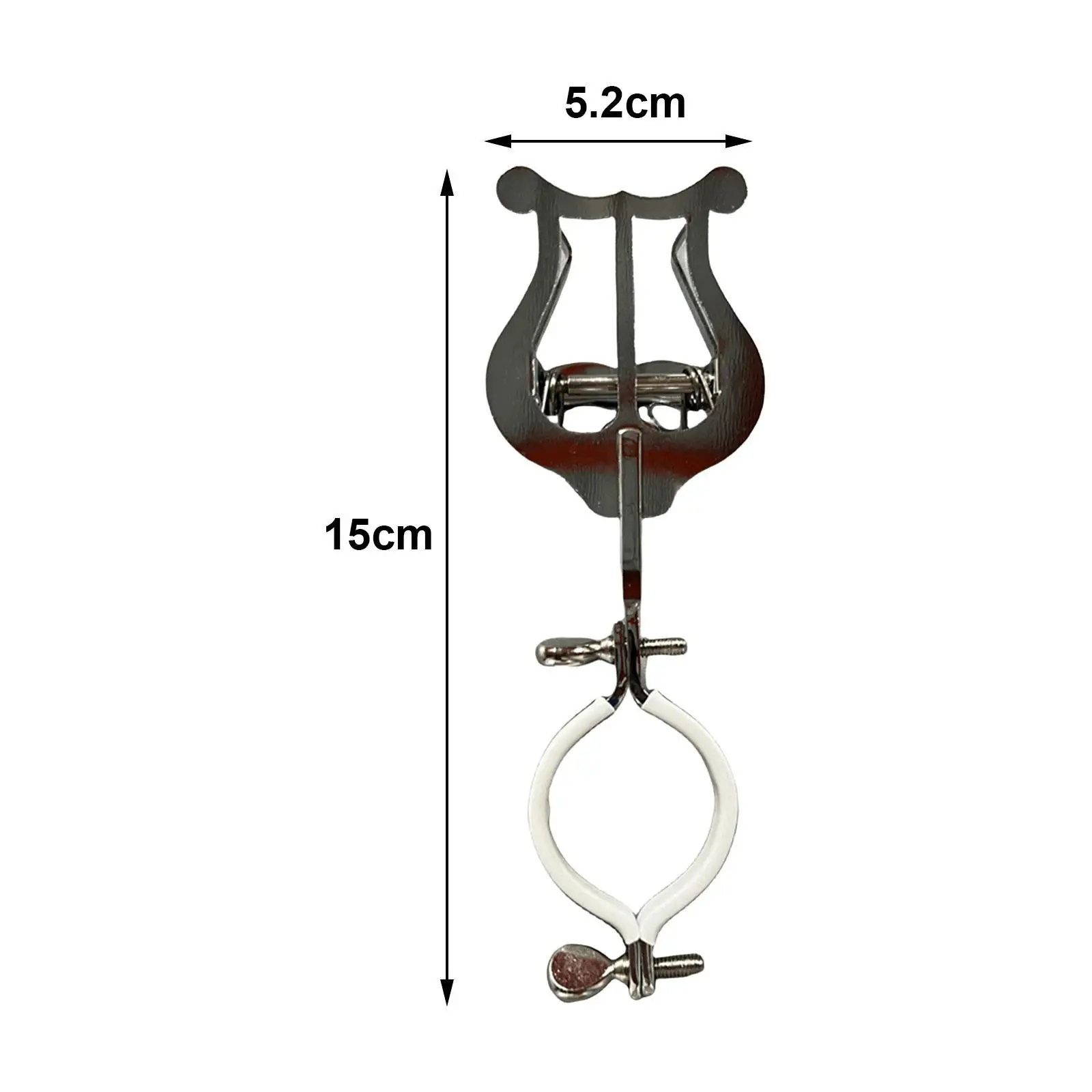 Instrument Holder Metal Universal Music Clip Stand Clarinet Lyre Sheet for Cornet French Marching Band Instruments Trombone