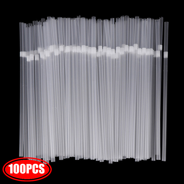 Transparent Drinking Straws Plastic Rietjes For Kitchenware Bar Party Beverage Cocktail Drink Disposable Straws