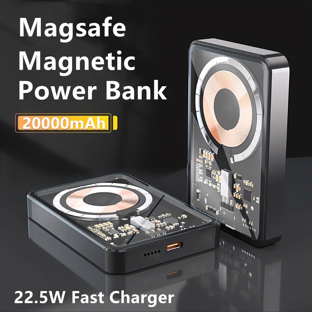 PD22.5W Wireless Power Bank Chargers For Xiaomi iPhone 13 12 11 14 Pro Max Portable